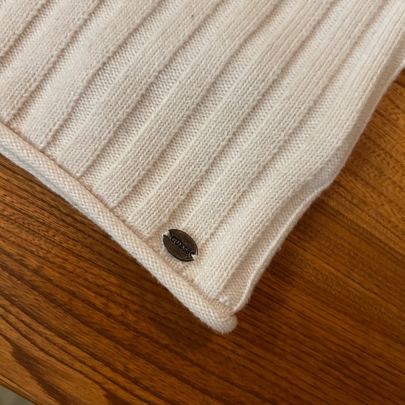 Guess Cream Ribbed Tank Top - Picture 4 of 4